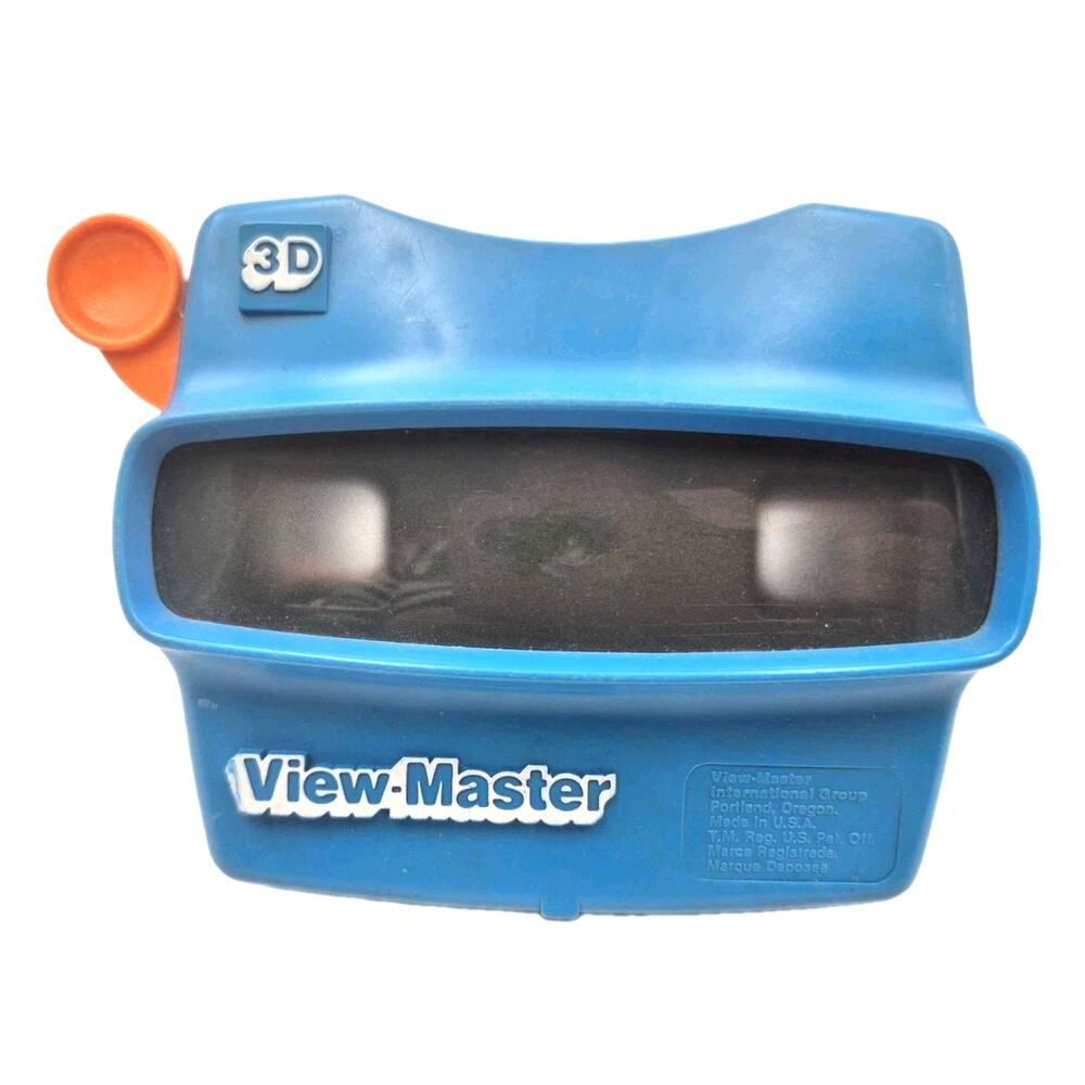 Vintage 1970s Blue View-Master Plastic 3D Stereoscopic Viewer